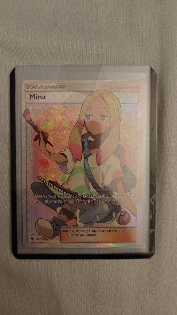 Pokemon Mina Full Art Card