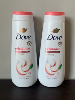 Dove White Peach & Rice Milk Body Wash, Price for Both (multiple sets available)
