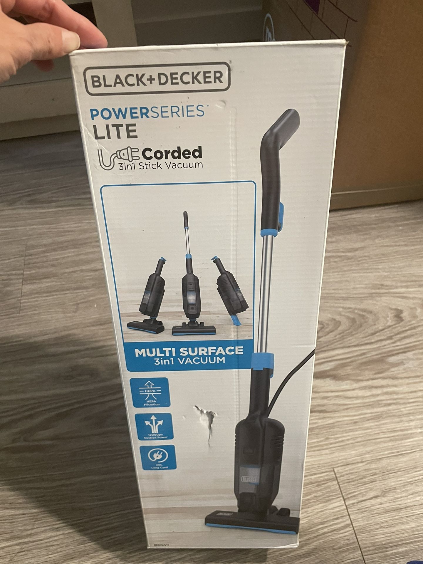Black & Decker Power Series Flex 3-in-1 Corded Stick Vacuum