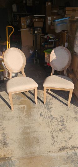 Set of 2 Upholstered Dining Chairs