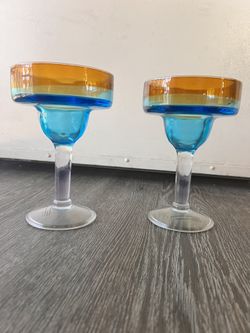 Margaritas Glass Cups (1pair)