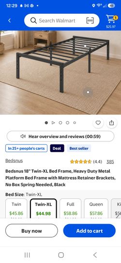 Xl twin bed frame
