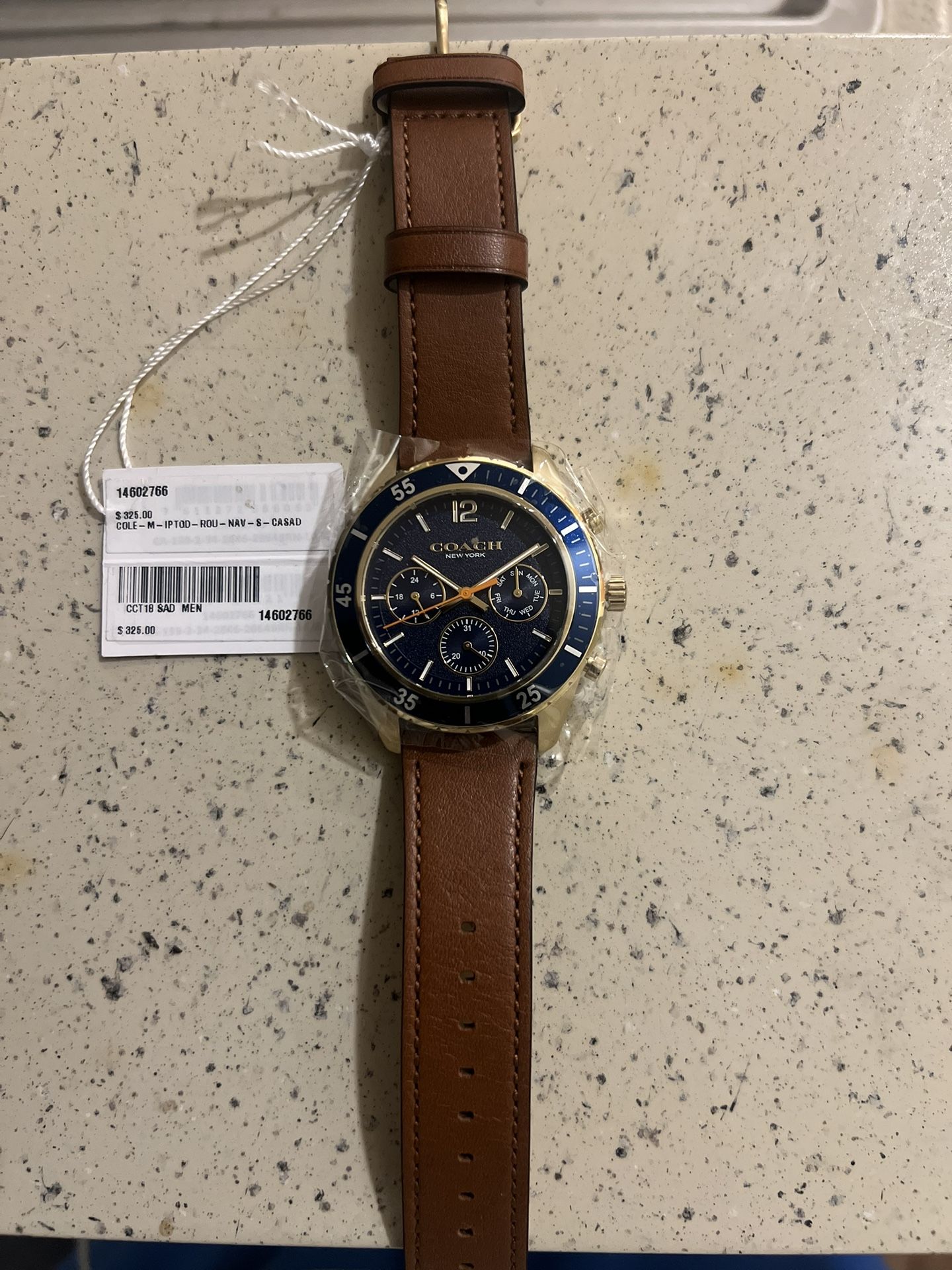 Coach Watch Brown and gold