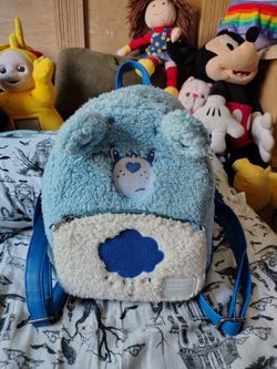 Loungefly carebear grumpy bear mini backpack