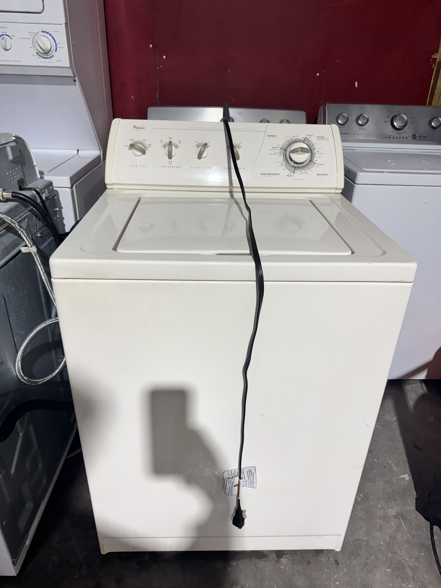 Whirlpool Washer Large Capacity Heavy Duty 
