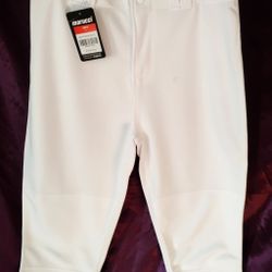 Marucci Baseball Pants Men’s L White Knicker Style Elastic Cuff NWT

