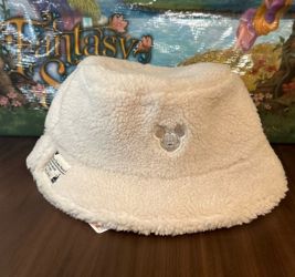 Mickey Mouse  Bucket Hat White Tokyo Disneyland Resort Limited