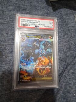 2025 Pokemon  mega Charizard X EX psa 9