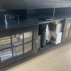 Black TV Stand 
