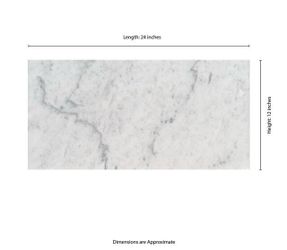 MSI Carrara White 12 in. x 24 in. Polished Marble Floor and Wall Tile (12 sq. ft./Case)