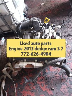Engine 2012 dodge ram 3.7