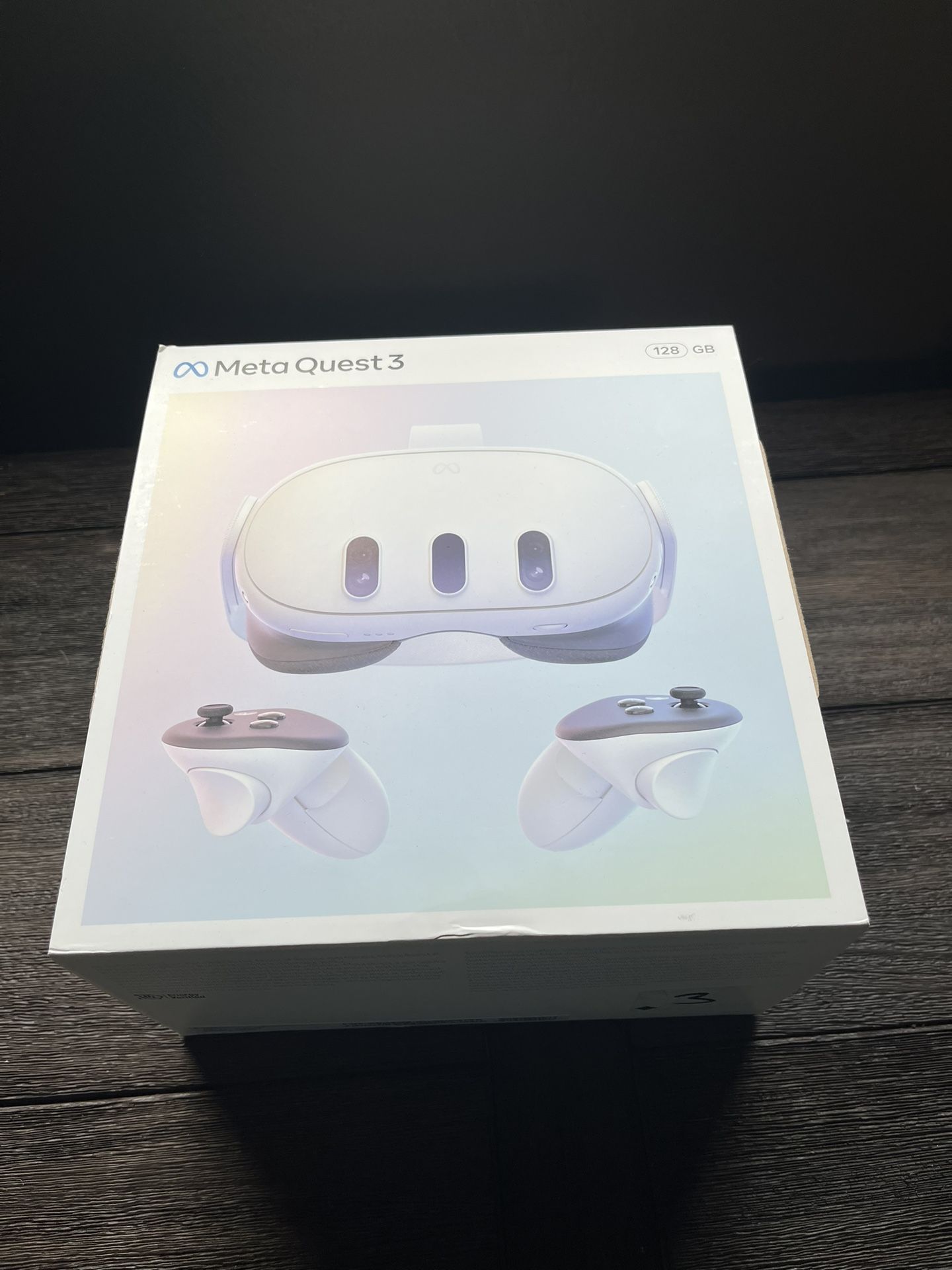 Quest 3 VR Headset 128GB – Upgraded Strap, Controller Grips, Accessories, Box