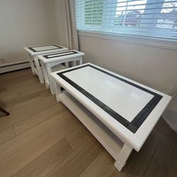 Coffee Table And Side Tables 
