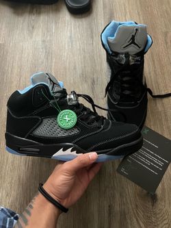 Blue jordan 5s