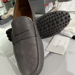 Gucci Men Leather Loafers Authentic