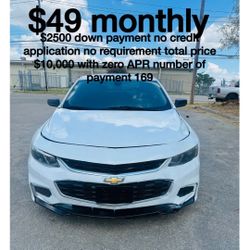 2018 Chevy Malibu No Credit Application 
