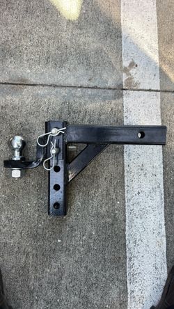 Adjustable Trailer Hitch - Drop Hitch Fit 2" Receiver -6" Drop/Rise