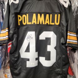 Steelers Troy Polamalu Signed,  JSA-Certified Jersey 