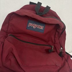 JanSport SuperBreak Backpack Burgundy 17" x 13" (JS00T501)