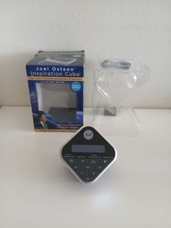 First come first pick up!
Brand New still sealed Joel Osteen Inspiration Cube!
365 daily Inspiration.
52 weekly sermons!!
Portable and rechargeable!