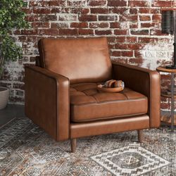Leather Occasional Chair