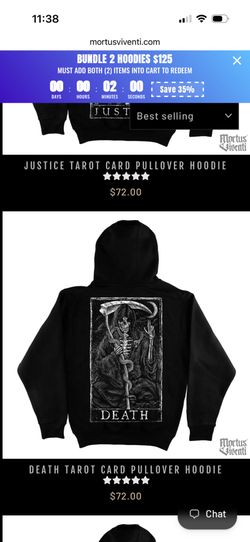 MORTUS VIVENTI Death Sweatshirts