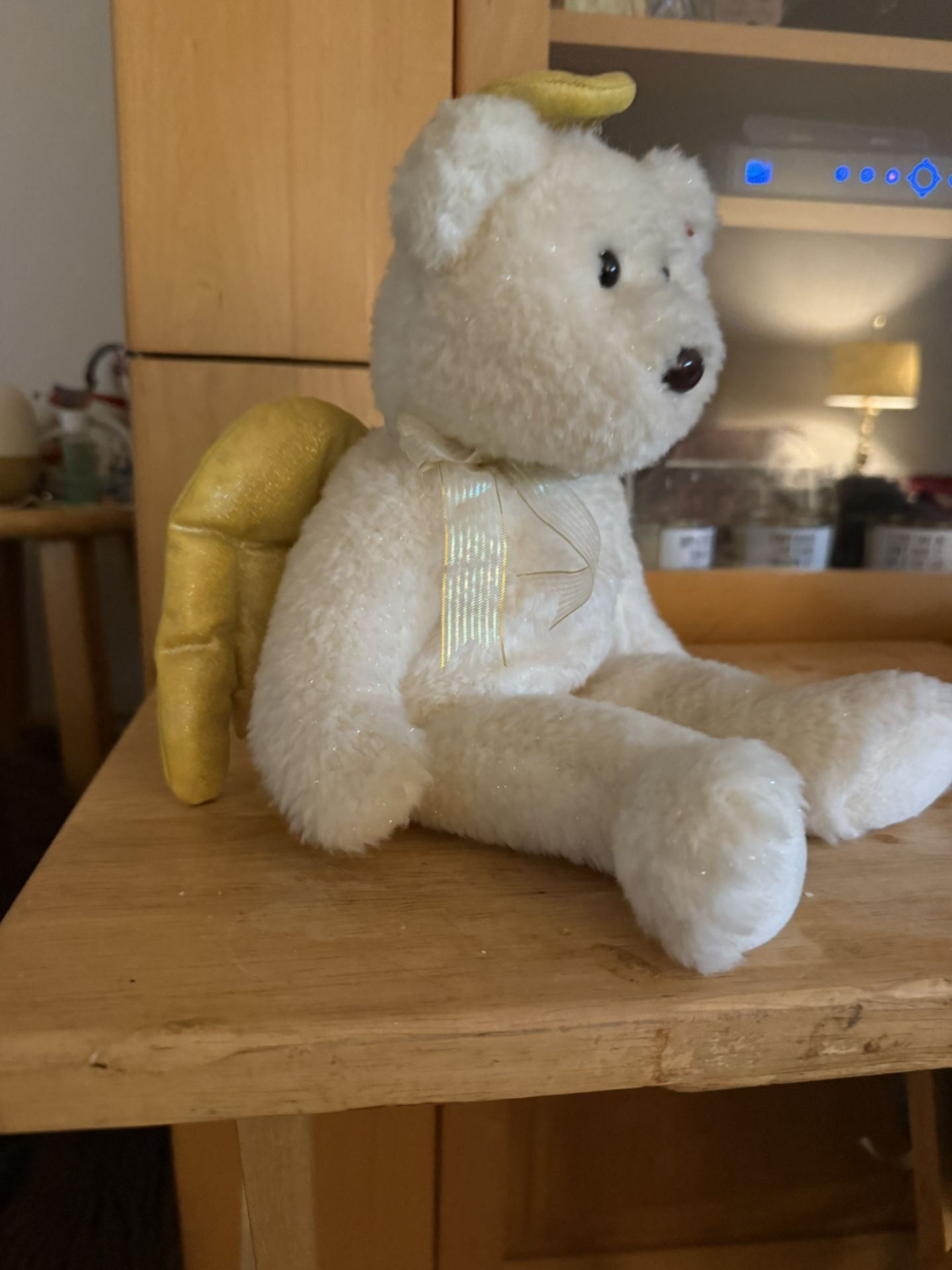 Ty Beanie Buddy Halo The Angel Bear