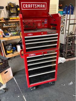 26 in craftsman tool box (2 piece)