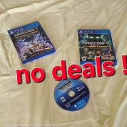 Sony PlayStation 4 ps4 minecraft games NO DEALS