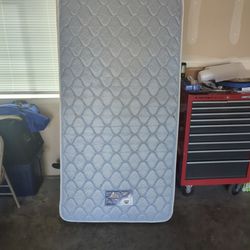 Twin Mattress, Box Spring and Bed Frame