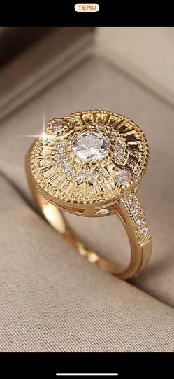 18k Gold Plated Ring 