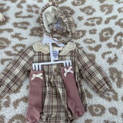 Baby Girl 4 Piece Outfit Set Size 6-9 Months 💕💕