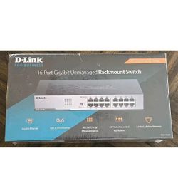 D Link 16 Port Switch