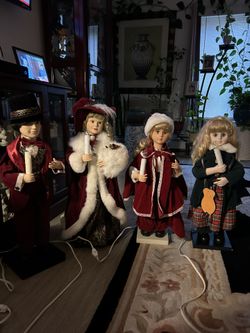 Beautiful Christmas Carolers 