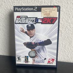 Major League Baseball 2k7 For PS2