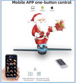 3D Hologram fan HD App+Wifi+Remote+Bluetooth