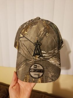 New Era Los Angeles Angels Realtree 49FORTY Fitted Hat Size Large