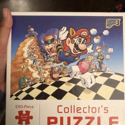 Super Mario 3 Collectors Puzzle 550 Pieces Used 