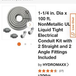 Liquid Tight Electrical Conduit 1 1/4