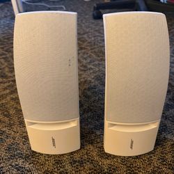 Bose White Indoor/Outdoor Wall Mount Speakers Pair
