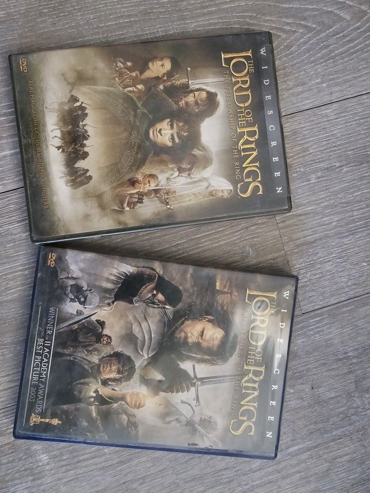 #Lord Of The Rings DVDS