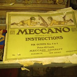 Large Antique Erector Set