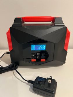 Moving sale! Portable Power Station 150W 146Wh Black Red