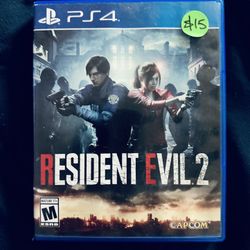 Resident Evil 2 PS4