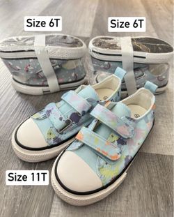Little Girls Canva’s Shoes size 6 & 11