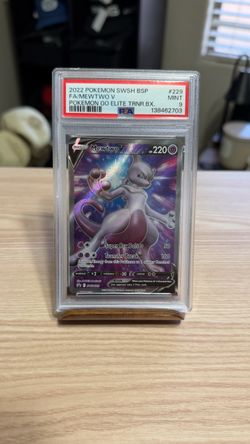 PSA 9 Mewtwo V #229 Pokémon GO ETB Promo Full Art