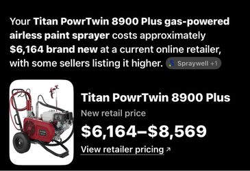 Titan Powrtwin 6900 Plus Airless Paint Sprayer