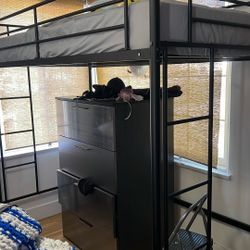 Twin Top Bunk Bed With Mattress