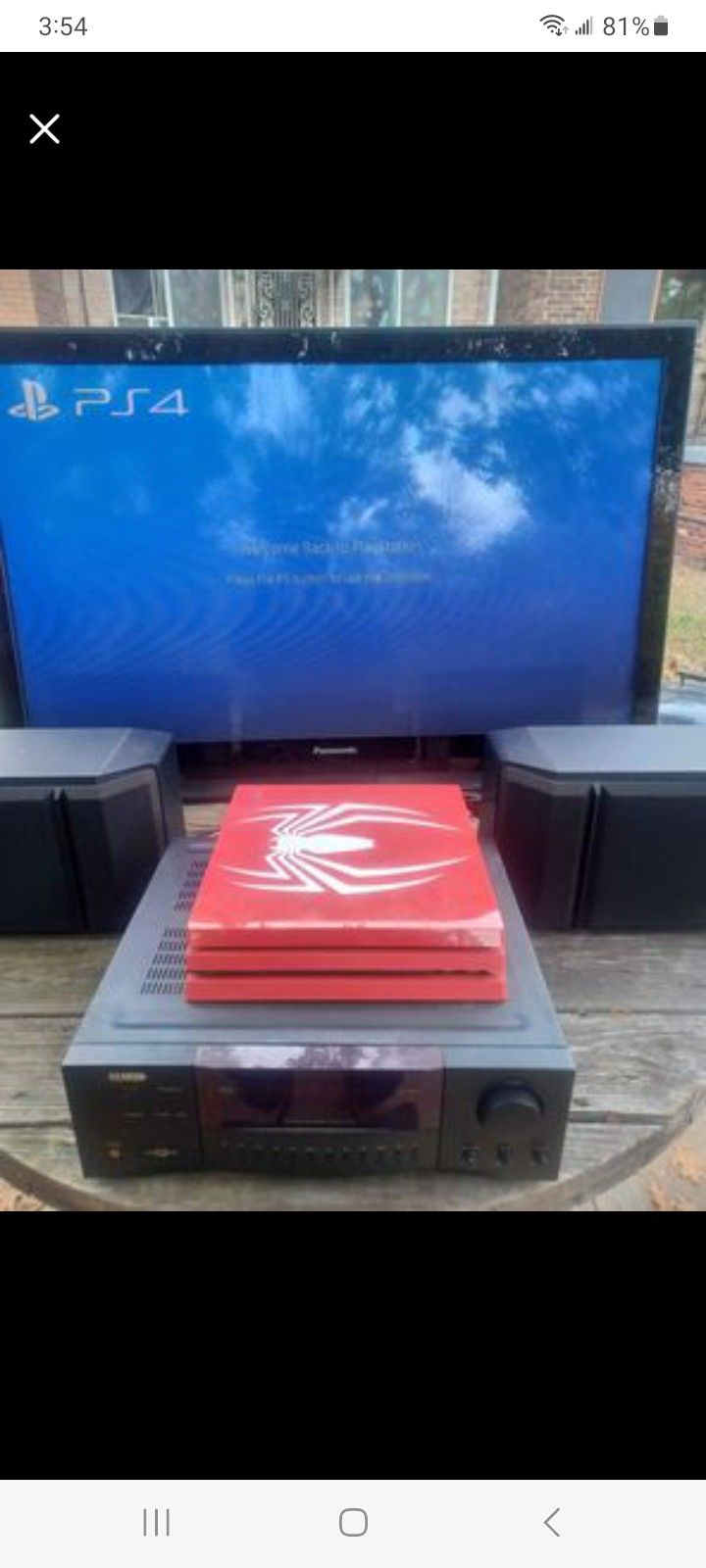 PS4 PRO SPIDER-MAN CONSOLE ONLY/PS2 BUNDLE/40"SAMSUNG 1080P TV ROKU STREAMING STICK WITH REMOTES $500 FINAL PRICE