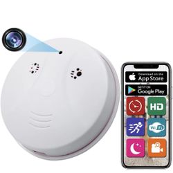 ZXWDDP Spy Camera Hidden Camera Detector, WiFi Smoke Detector Spy Camera with HD 1080p Home Security Office Surveillance Camera to Protect Your Babies